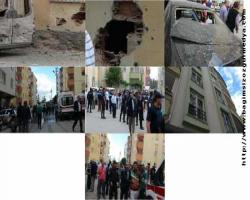 Kilis'e 3 roket atıldı: 1'i polis, 2 yaralı