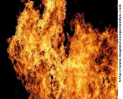 Olimpos'ta yangın paniği