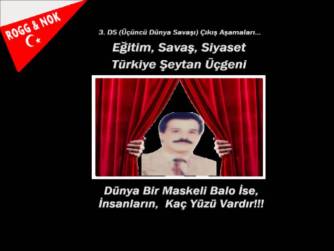 Taslak  Bölüm ( 3. )  Halifenin Gizli Narko-terör Ordusu