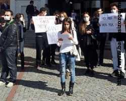 ODTÜ'de yaşananlar Yeditepe'de protesto edildi.