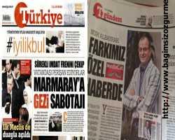 Güler misin Ağlar mısın?   Günün en çok gülünen manşeti Türkiye Gazetesi’nden