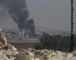 Suriye'de Türkmen bölgesine havadan saldırı